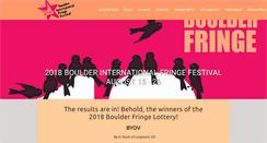 Desktop Screenshot of boulderfringe.com